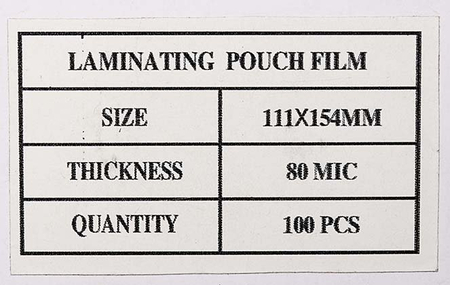 Пленка для ламинирования O.Pouch Super, А6 (111*154 мм), 80 мкм, глянец, 100 шт.