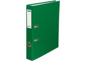 Папка-регистратор OfficeSpace с односторонним бумвиниловым покрытием, корешок 50 мм, зеленый