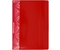 Папка пластиковая на 30 файлов «Бюрократ», толщина пластика 0,65 мм, красная
