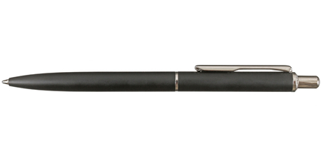 Ручка подарочная шариковая автоматическая Luxor Cosmic, корпус черный/хром, стержень синий