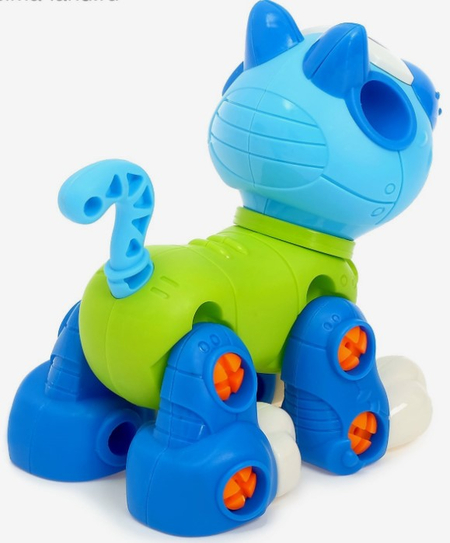 Конструктор винтовой «Кошечка», 43 детали, цвета деталей конструктора - ассорти Конструктор винтовой «Кошечка», 43 детали, цвета деталей конструктора - ассорти