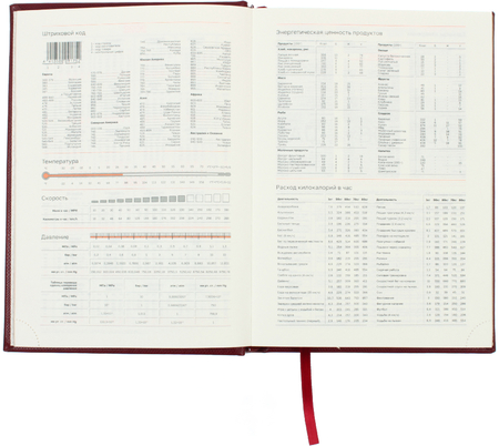 Ежедневник датированный на 2026 год BG Dallas (А5), 150*210 мм, 176 л., темно-красный