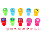 Набор детских печатей пластиковых Sima-Land, 10 шт., «Друзья»