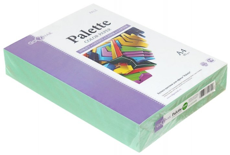 Бумага офисная цветная Palette Pastel, А4 (210*297 мм), 80 г/м2, пастель, 500 л., зеленая