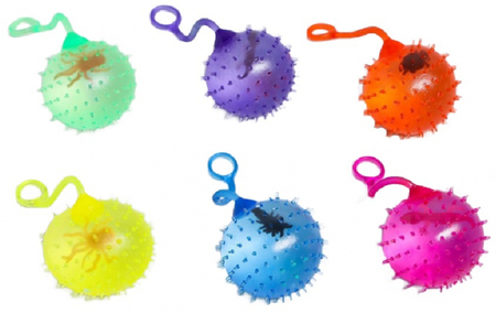 Игрушка-антистресс «Мялка», диаметр 4 см, «Пауки», с жидкостью, ассорти