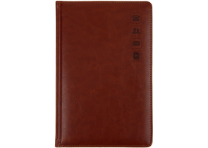 Книга телефонная BG Nebraska, 140×210 мм, 80 л., линия, Brown, коричневая