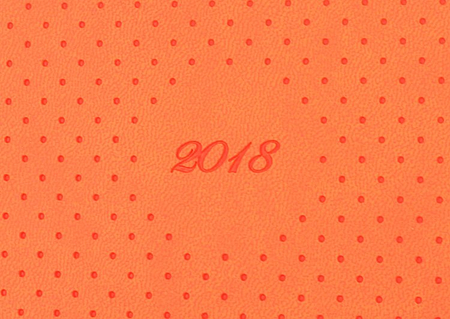 Еженедельник датированный на 2018 год «Виннер», 87*150 мм, 64 л., оранжевый