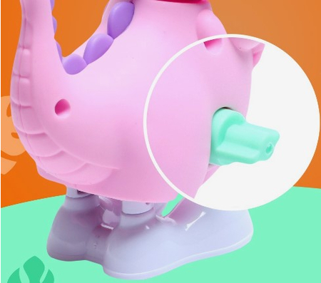 Игрушка заводная пластиковая, «Динозаврик», ассорти (цена за 1 шт.)