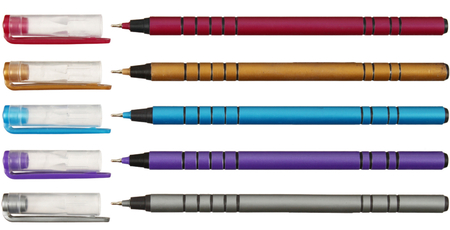 Ручка шариковая одноразовая OfficeSpace Mettalic Eclat, корпус ассорти, стержень синий Ручка шариковая одноразовая OfficeSpace Mettalic Eclat, корпус ассорти, стержень синий