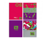 Тетрадь общая А5, 48 л. на гребне BG Simply Urban, 165×205 мм, клетка, ассорти