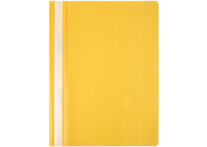 Папка-скоросшиватель пластиковая А4 Attache, толщина пластика 0,15 мм, желтая