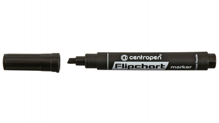 Маркер для флипчартов Centropen 8560, черный Маркер для флипчартов Centropen 8560, черный