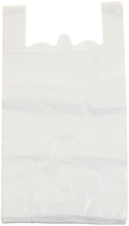 Пакет-майка «Комплект», 38+18*68 см, 18 мкм, 100 шт., белый