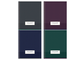 Тетрадь общая А5, 80 л. на гребне BG Minimal, 160×205 мм, клетка, ассорти