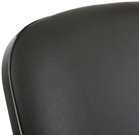 Стул офисный Helmi HL-F01 «Изо» Chrome для посетителей, обивка - черная искусственная кожа Стул офисный Helmi HL-F01 «Изо» Chrome для посетителей, обивка - черная искусственная кожа