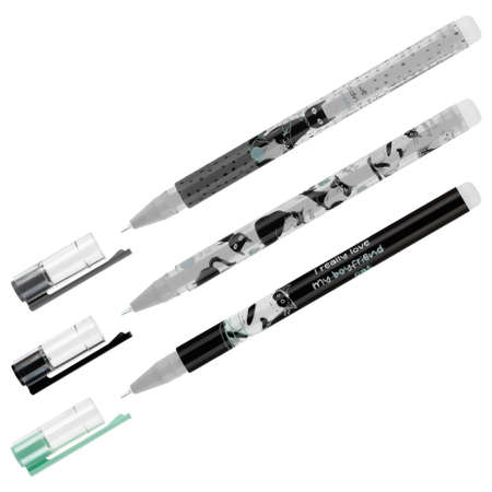 Ручка гелевая Meshu «Пиши-стирай», Cats Knot, корпус ассорти, стержень синий Ручка гелевая Meshu «Пиши-стирай», Cats Knot, корпус ассорти, стержень синий