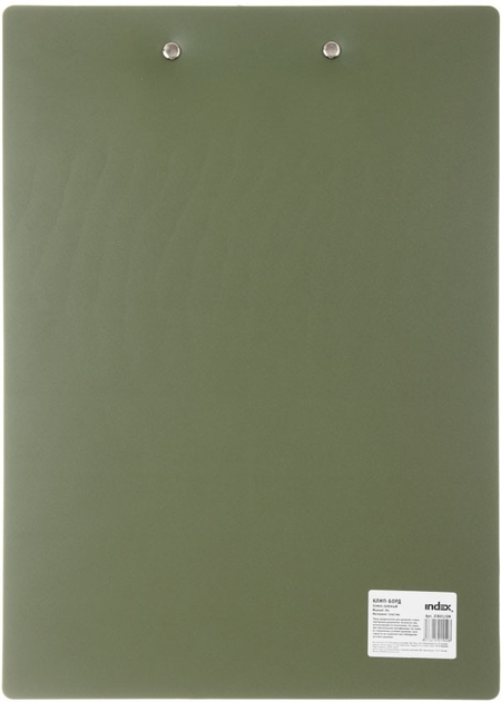 Планшет без крышки Index Metallic, толщина 1 мм, оливковый