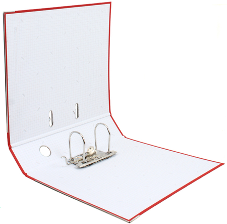 Папка-регистратор Deli «Эко» с односторонним ПВХ-покрытием, корешок 75 мм, оранжевый