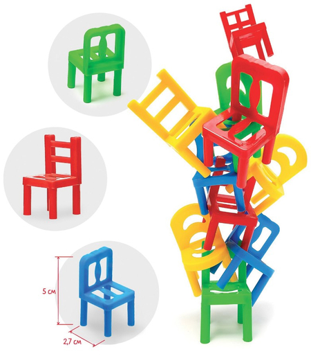 Игра настольная «На 4 ногах», 18 стульев, 5+