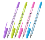 Ручка шариковая Brauberg M-500 Pastel, корпус ассорти, стержень синий
