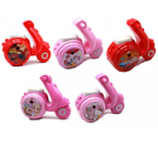 Точилка механическая «Мопед», 1 отверстие, с контейнером, ассорти