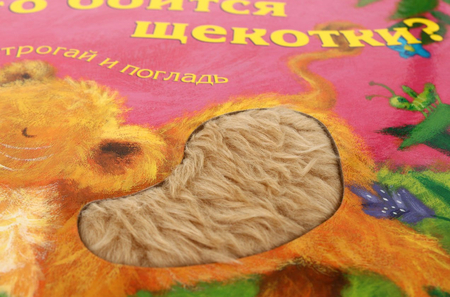 Книжка-гладилка «Потрогай и погладь», 227*202 мм, «Кто боится щекотки?» Книжка-гладилка «Потрогай и погладь», 227*202 мм, «Кто боится щекотки?»