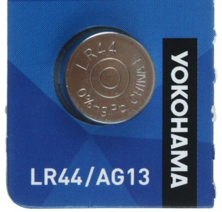 Батарейка щелочная дисковая Yokohama Alkaline, LR44/AG13 1.5V 