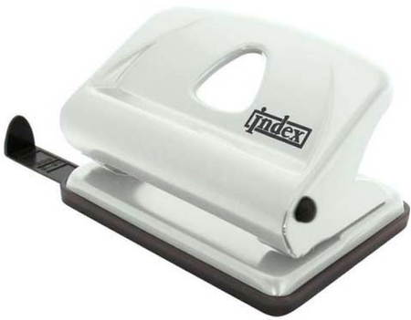 Дырокол Index IMP410, 102*75 мм, 16 л., серый