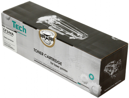 Тонер-картридж Tech CF244A, ресурс 1000 страниц, черный