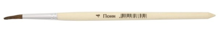 Кисть для рисования «Пони» SchoolФормат, №4, круглая Кисть для рисования «Пони» SchoolФормат, №4, круглая