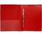 Папка-скоросшиватель пластиковая с пружиной «Бюрократ», толщина пластика 0,7 мм, красная