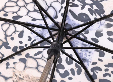 Зонт женский от дождя (автомат) 33042, «Леопард», фиолетовый