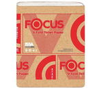Бумага туалетная листовая Focus, 1 рулон, 23×10,8 см, 250 л., белая