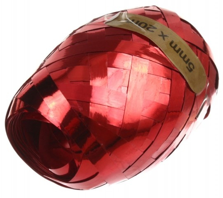 Лента упаковочная декоративная Winter Wings, 5 мм*20 м, красная Лента упаковочная декоративная Winter Wings, 5 мм*20 м, красная