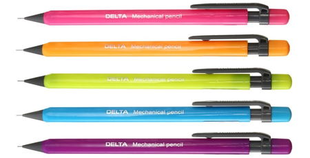 Карандаш автоматический Delta, толщина грифеля 0,5 мм, ассорти Карандаш автоматический Delta, толщина грифеля 0,5 мм, ассорти