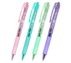 Ручка шариковая автоматическая Brauberg Classic Pastel, корпус тонированный ассорти, стержень синий
