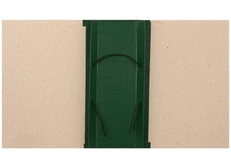 Папка архивная из картона со сшивателем (со шпагатом) , А4, ширина корешка 100 мм, плотность 1240 г/м2, зеленая