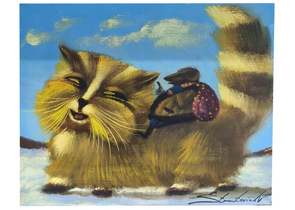 Картина «На ярмарку» (Стратович В.В.), 30×25 см, холст, масло Картина «На ярмарку» (Стратович В.В.), 30×25 см, холст, масло