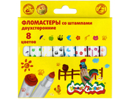 Фломастеры со штампиками «Каляка-Маляка» Фломастеры со штампиками «Каляка-Маляка»