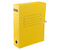 Папка архивная из микрогофрокартона на завязках OfficeSpace, корешок 75 мм, 320*250*75 мм, желтая