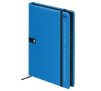 Ежедневник датированный на 2026 год BG Monochrome (А5), 145×210 мм, 176 л., Ocean, синий