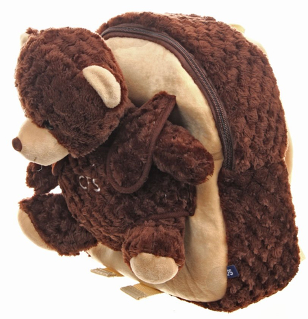 Рюкзак дошкольный Cool For School, 250*210*150 мм, Brown Honey Bear