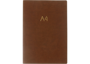 Книжка записная Format (А4), 195×280 мм, 80 л., клетка/точки, №5, коричневый