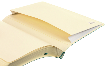 Ежедневник недатированный Qredo Flex, 145*210 мм, 136 л., бирюзовый