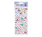Наклейки акриловые Meshu, 25×10 см, 137 шт., Shiny Stars