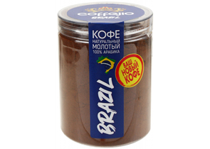 Кофе натуральный молотый Coffejio Brazil, 250 г