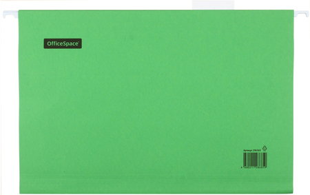 Папка подвесная для картотек Foolscap OfficeSpace, 365*240 мм, 405 мм, зеленая