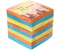 Блок бумаги для заметок «Куб» Kris, 90*90*90 мм, клетка, непроклеенный, 3 цвета