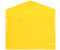Папка-конверт пластиковая на кнопке Berlingo А4+, толщина пластика 0,18 мм, желтая