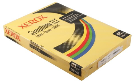 Бумага офисная цветная Xerox Symphony TCF, А3 (297*420 мм), 80 г/м2, 500 л., ярко-желтая Бумага офисная цветная Xerox Symphony TCF, А3 (297*420 мм), 80 г/м2, 500 л., ярко-желтая